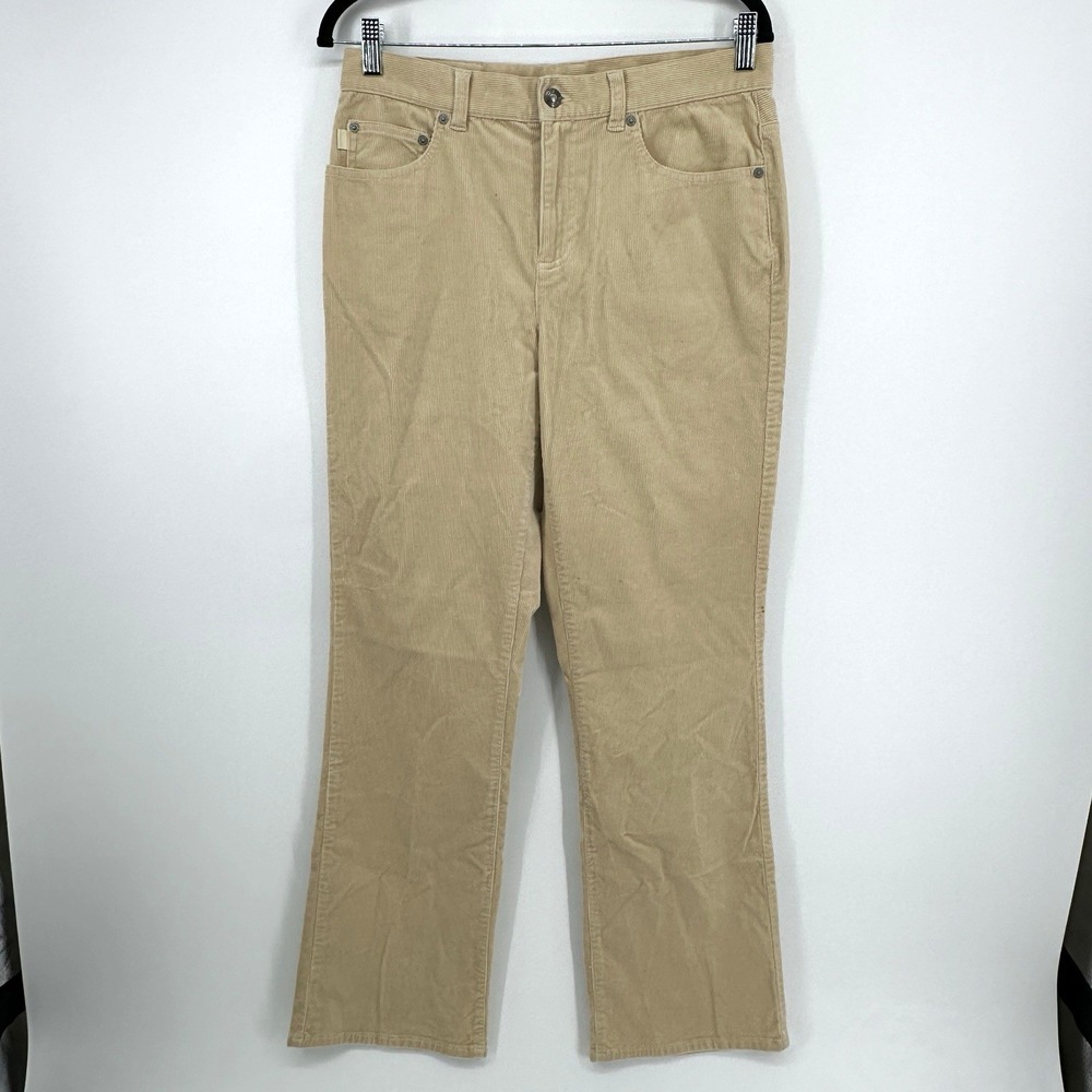 Vintage Lauren Jeans Co Ralph Lauren Ivory Corduroy Women's Dress Pants Sz 8